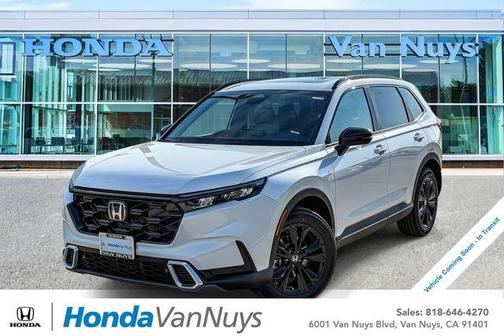 Platinum White Pearl 2026 Honda CR-V Hybrid Sport Touring AWD