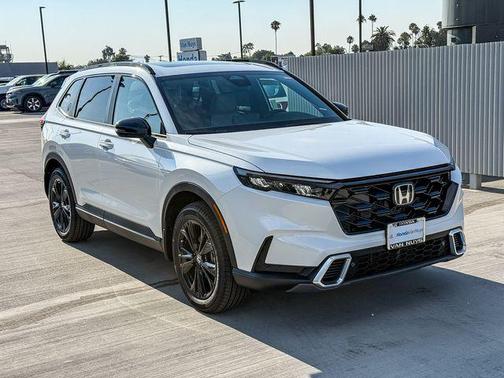 Platinum White Pearl 2026 Honda CR-V Hybrid Sport Touring AWD