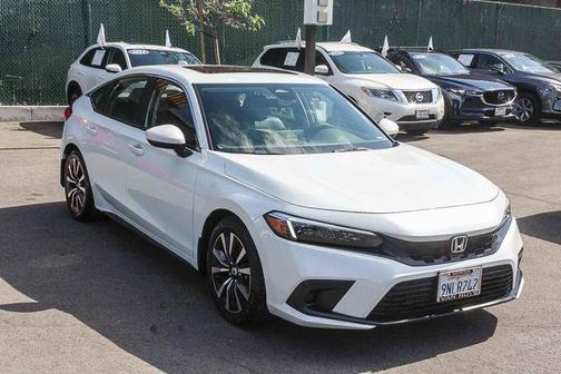 Platinum White Pearl 2024 Honda Civic EX-L