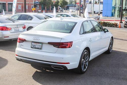 Glacier White Metallic 2019 Audi A4 2.0T Titanium Premium