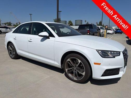 Glacier White Metallic 2019 Audi A4 2.0T Titanium Premium