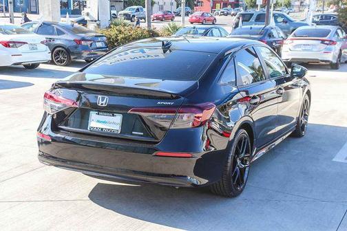 Crystal Black Pearl 2025 Honda Civic Hybrid Sport