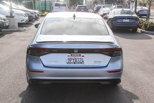 Solar Silver Metallic 2025 Honda Accord Hybrid Sport