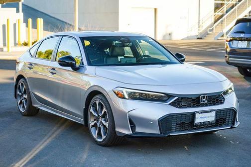 Solar Silver Metallic 2026 Honda Civic Hybrid Sport Touring