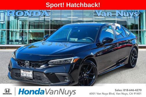 Crystal Black Pearl 2023 Honda Civic Sport