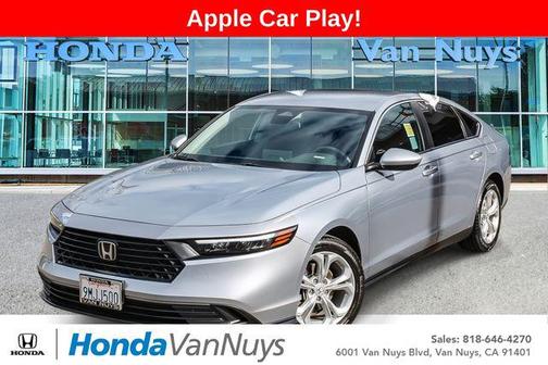 Solar Silver Metallic 2024 Honda Accord LX 1.5T