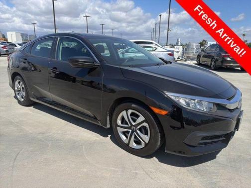 Crystal Black Pearl 2018 Honda Civic LX