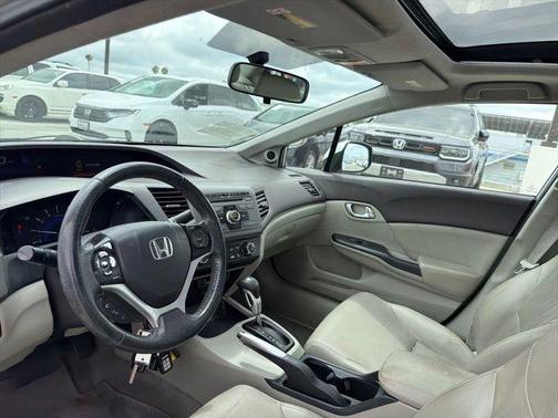 Silver 2012 Honda Civic EX-L