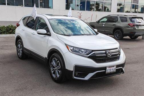 Platinum White Pearl 2022 Honda CR-V 2WD EX