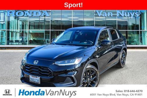 Crystal Black Pearl 2025 Honda HR-V 2WD Sport