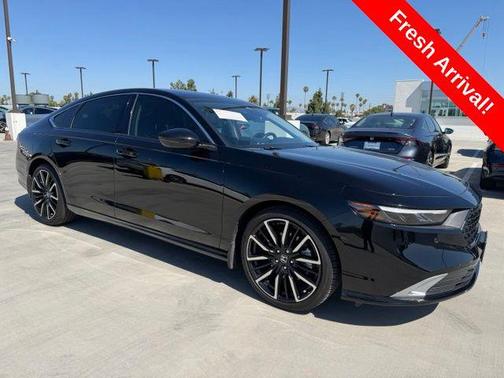 Crystal Black 2023 Honda Accord Hybrid Touring