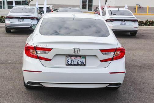 Platinum White Pearl 2020 Honda Accord LX 1.5T