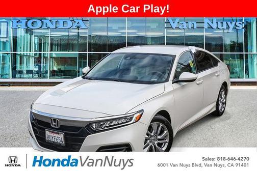 Platinum White Pearl 2020 Honda Accord LX 1.5T