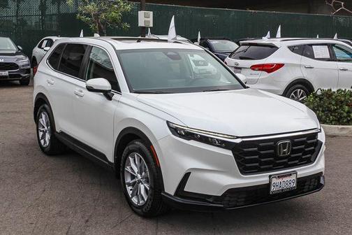 Platinum White Pearl 2023 Honda CR-V EX