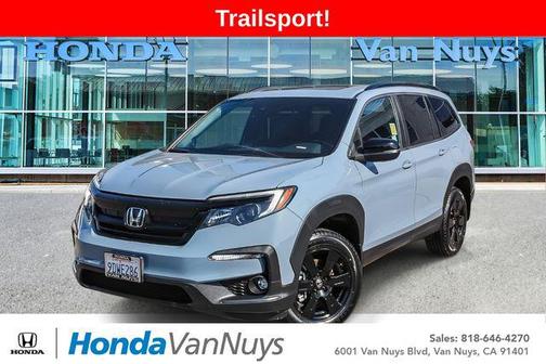 Sonic Gray Pearl 2022 Honda Pilot AWD TrailSport