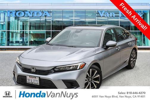 Lunar Silver Metallic 2023 Honda Civic EX