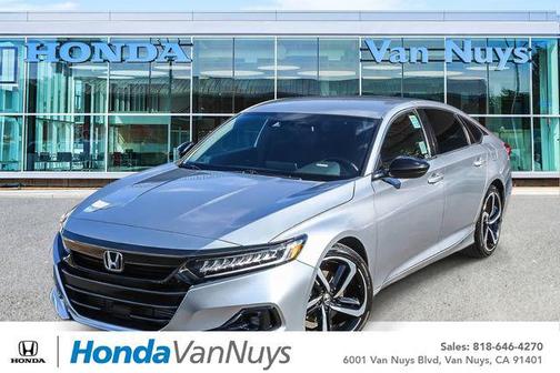 Lunar Silver Metallic 2021 Honda Accord Sport 1.5T