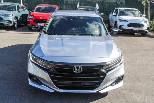 Lunar Silver Metallic 2021 Honda Accord Sport 1.5T