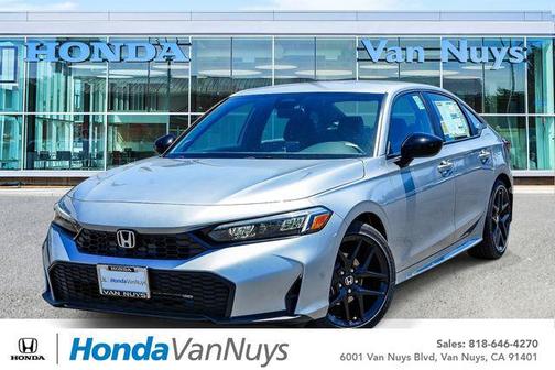 Solar Silver Metallic 2026 Honda Civic Sport