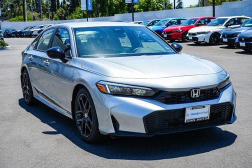 Solar Silver Metallic 2026 Honda Civic Sport