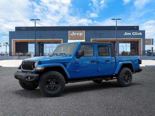Hydro Blue Pearlcoat 2026 Jeep Gladiator Willys 4x4