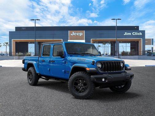 Hydro Blue Pearlcoat 2026 Jeep Gladiator Willys 4x4