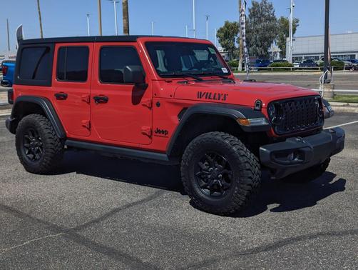 Firecracker Red Clearcoat 2025 Jeep Wrangler Willys