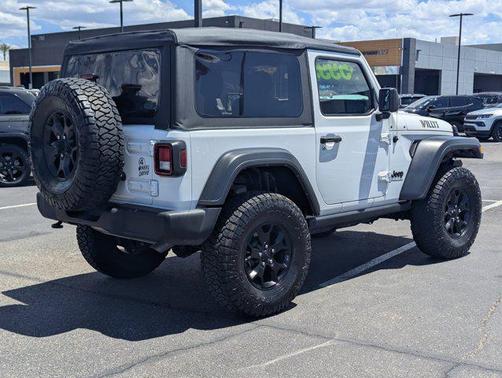 Bright White Clearcoat 2023 Jeep Wrangler Willys