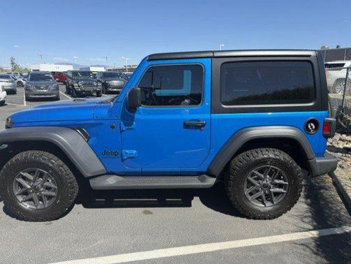 Hydro Blue Pearlcoat 2024 Jeep Wrangler Sport S