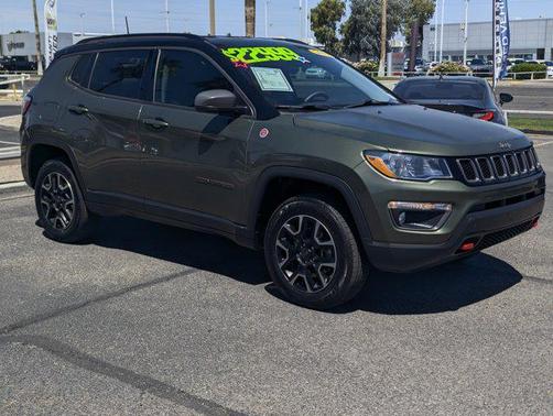 Olive Green Pearlcoat 2019 Jeep Compass Trailhawk