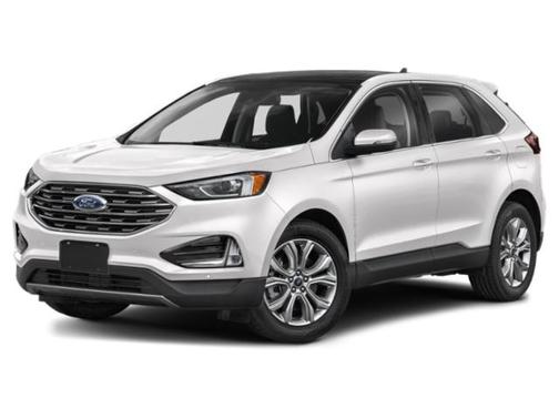 Star White Metallic Tri-Coat 2022 Ford Edge Titanium