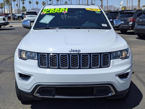 Bright White Clearcoat 2021 Jeep Grand Cherokee Limited