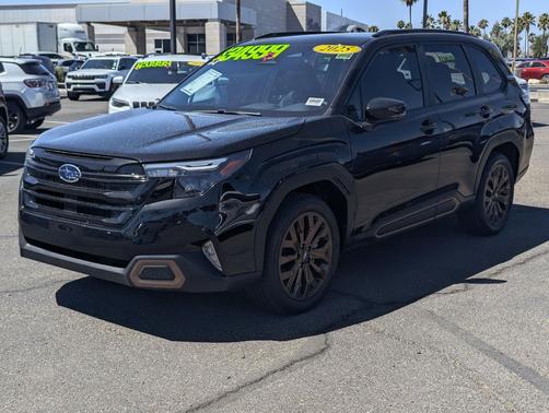 Crystal Black Silica 2025 Subaru Forester Sport