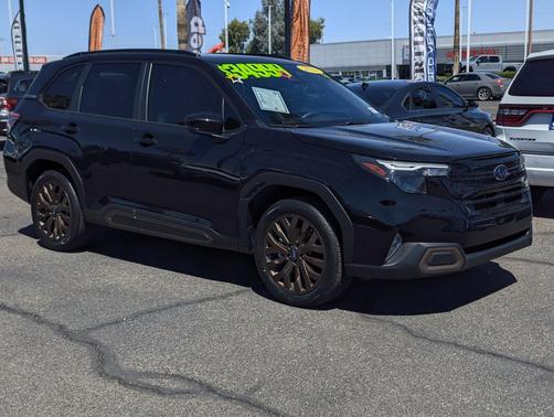 Crystal Black Silica 2025 Subaru Forester Sport