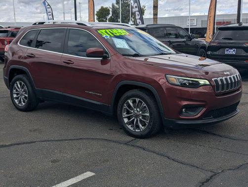 Velvet Red Pearlcoat 2019 Jeep Cherokee Latitude Plus