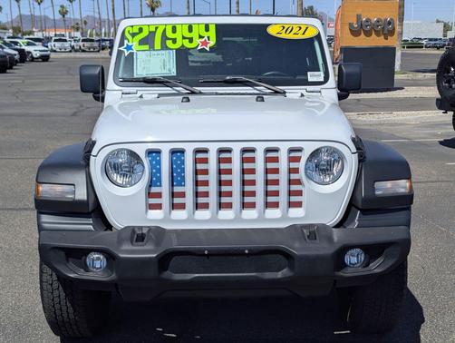 Bright White Clearcoat 2021 Jeep Wrangler Sport S