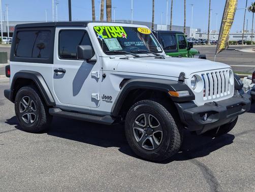 Bright White Clearcoat 2021 Jeep Wrangler Sport S