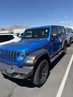 Hydro Blue Pearlcoat 2024 Jeep Wrangler Sport S
