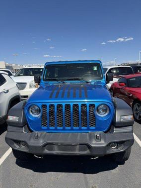 Hydro Blue Pearlcoat 2024 Jeep Wrangler Sport S