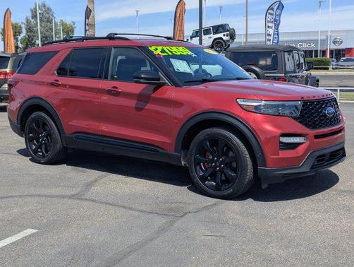 Rapid Red Metallic Tinted Clearcoat 2020 Ford Explorer ST