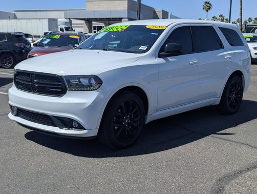 White Knuckle Clearcoat 2020 Dodge Durango SXT Plus