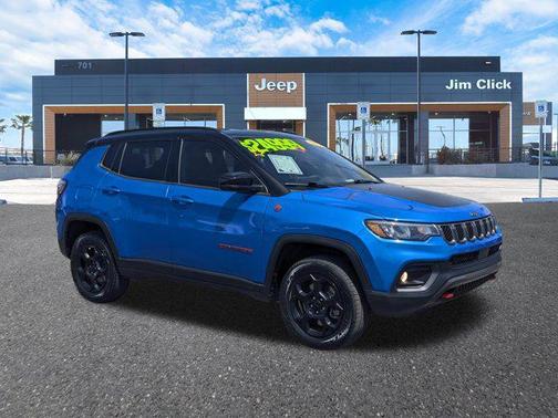 Hydro Blue Pearlcoat 2024 Jeep Compass Trailhawk