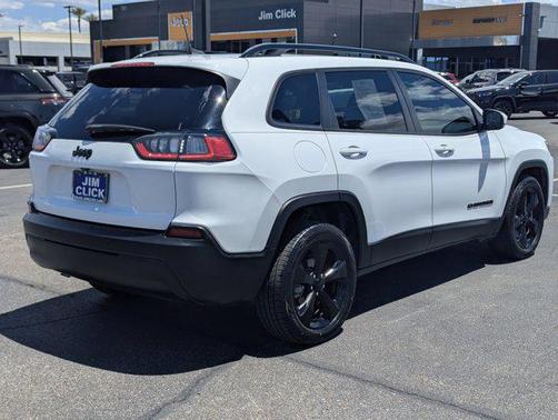 Bright White Clearcoat 2021 Jeep Cherokee Altitude