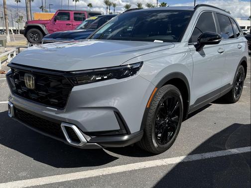 Gray 2024 Honda CR-V Hybrid Sport Touring AWD