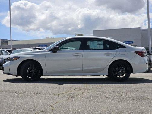 Platinum White Pearl 2026 Honda Civic Hybrid Sport