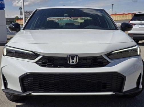 Platinum White Pearl 2026 Honda Civic Hybrid Sport