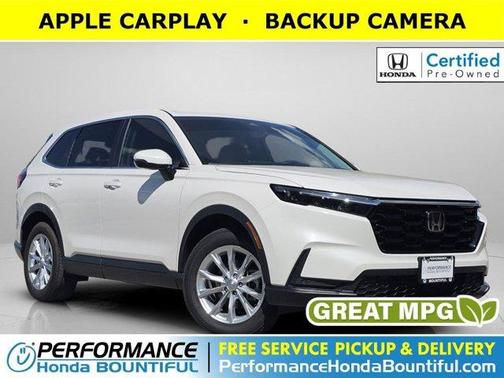Platinum White 2024 Honda CR-V EX-L