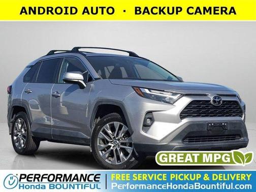 Silver Sky Metallic 2022 Toyota RAV4 XLE Premium