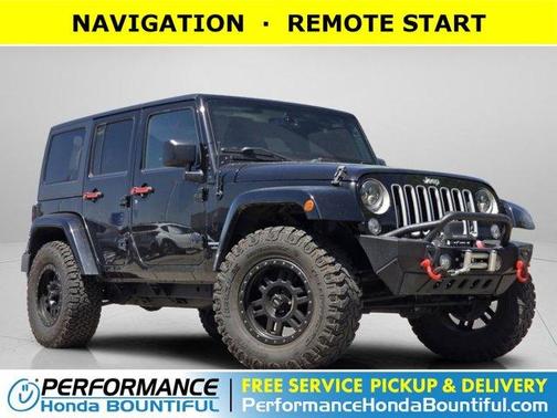 Black Clearcoat 2018 Jeep Wrangler JK Unlimited Sahara