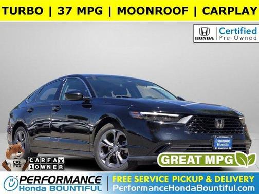 Crystal Black Pearl 2023 Honda Accord EX